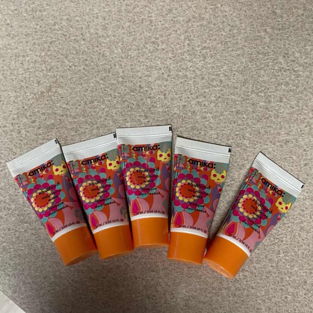 5 Amika soulfood mask 20 ml each